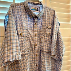 Mens 3xl fishing button down shirt